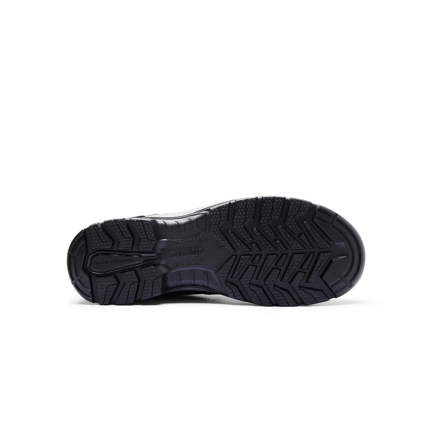 Blaklader 24340000 RETRO Safety Boots S3 Black Rear #colour_black