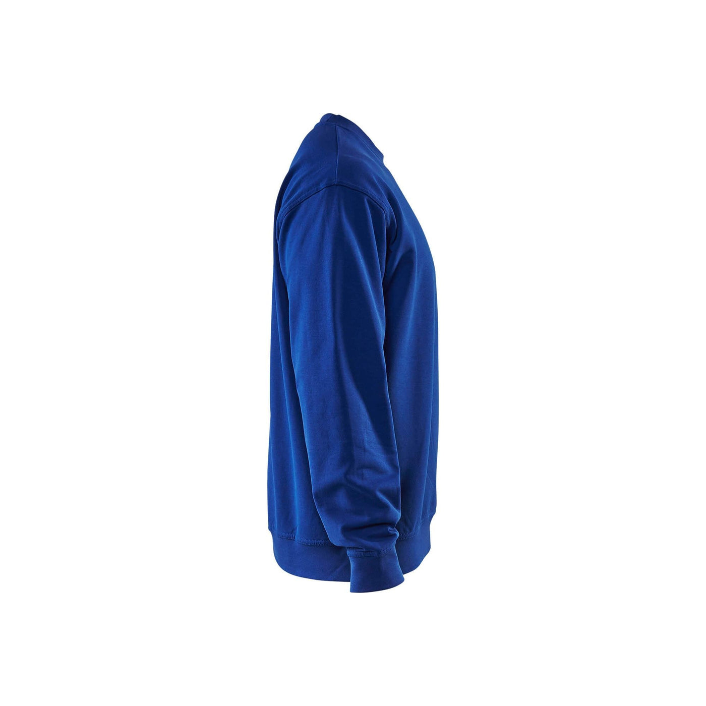 Blaklader 33401158 Round-Neck Cotton Sweatshirt Cornflower Blue Right #colour_cornflower-blue