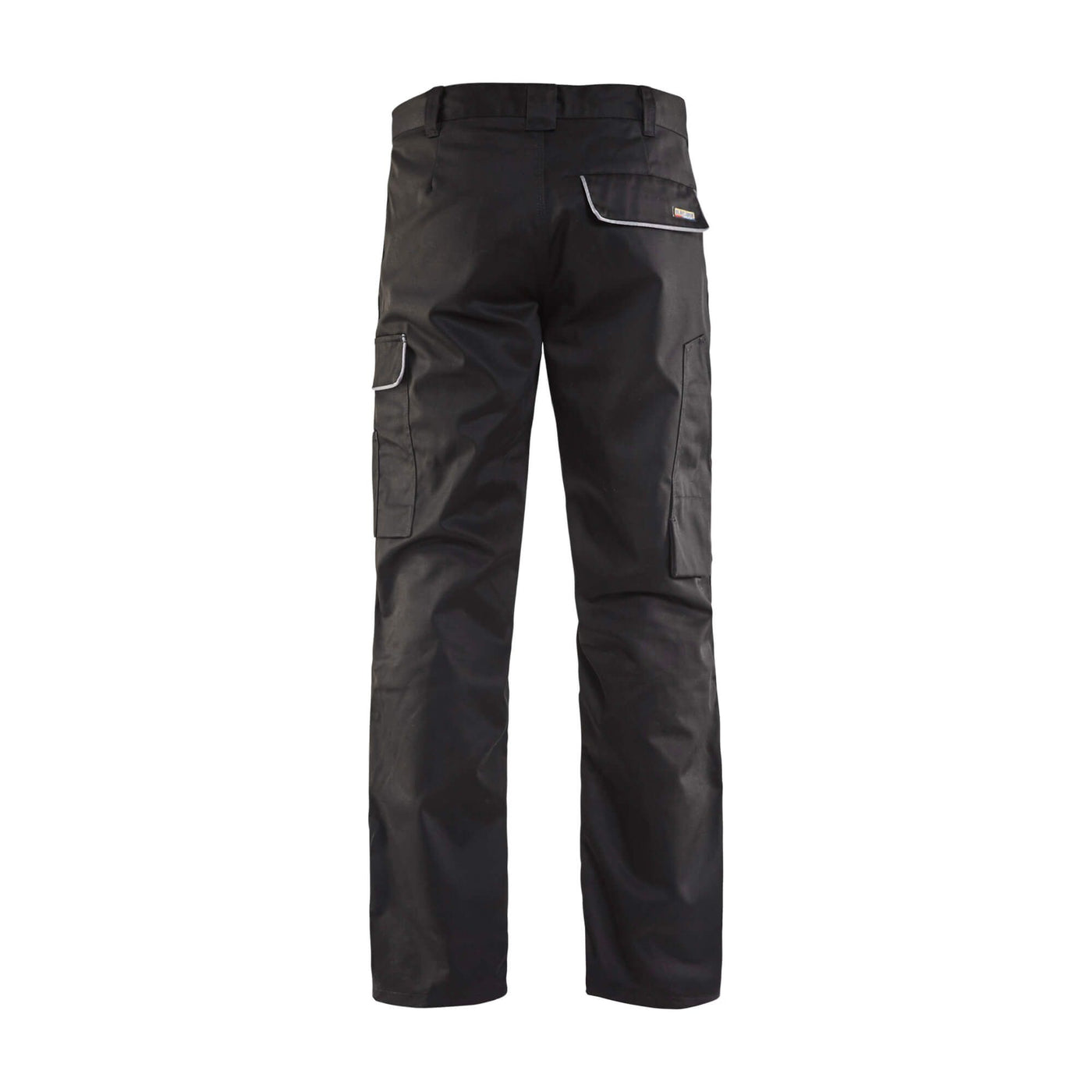 Blaklader 14061860 Service Knee Pad Trousers Black/Grey Rear #colour_black-grey