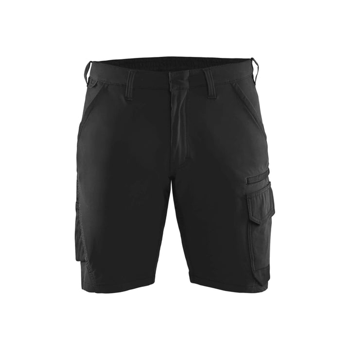 Blaklader 14231645 Service Shorts 4-Way Stretch Black/Dark Grey Main #colour_black-dark-grey