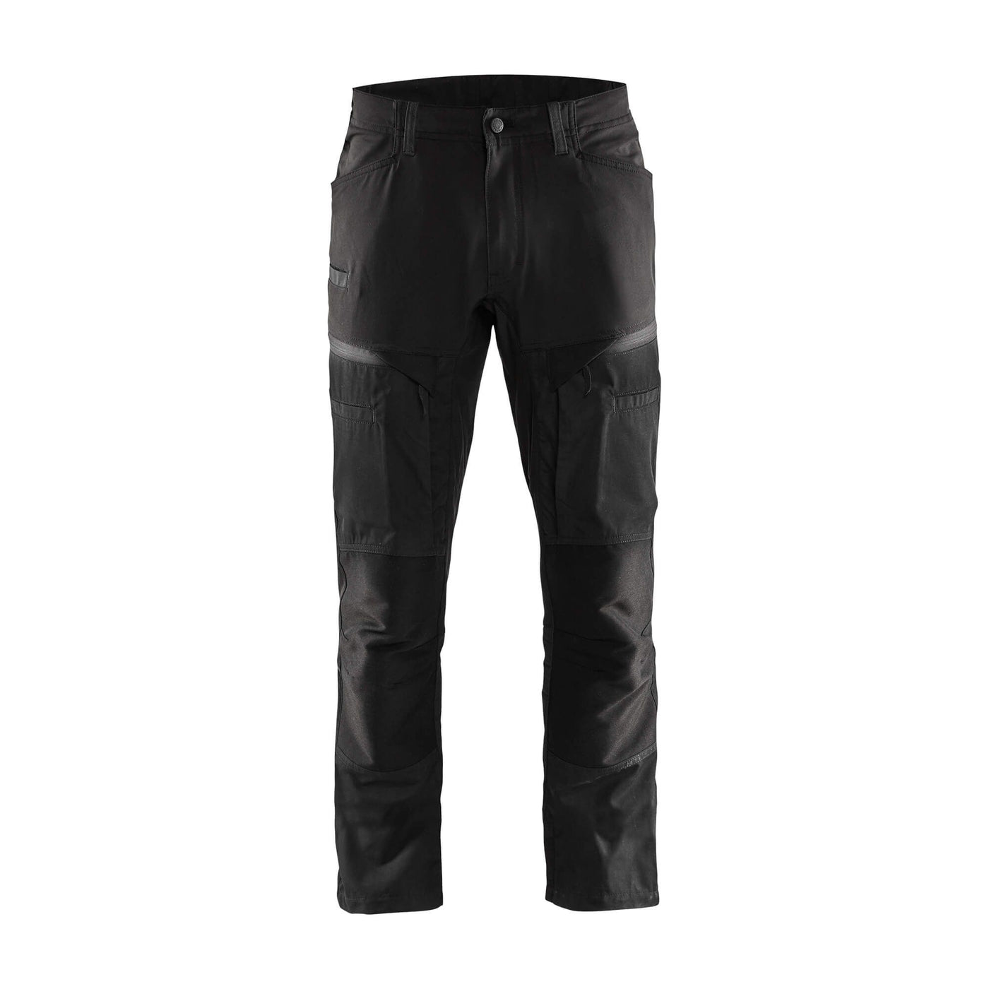 Blaklader 14561845 Service Stretch Trousers Black/Dark Grey Main #colour_black-dark-grey