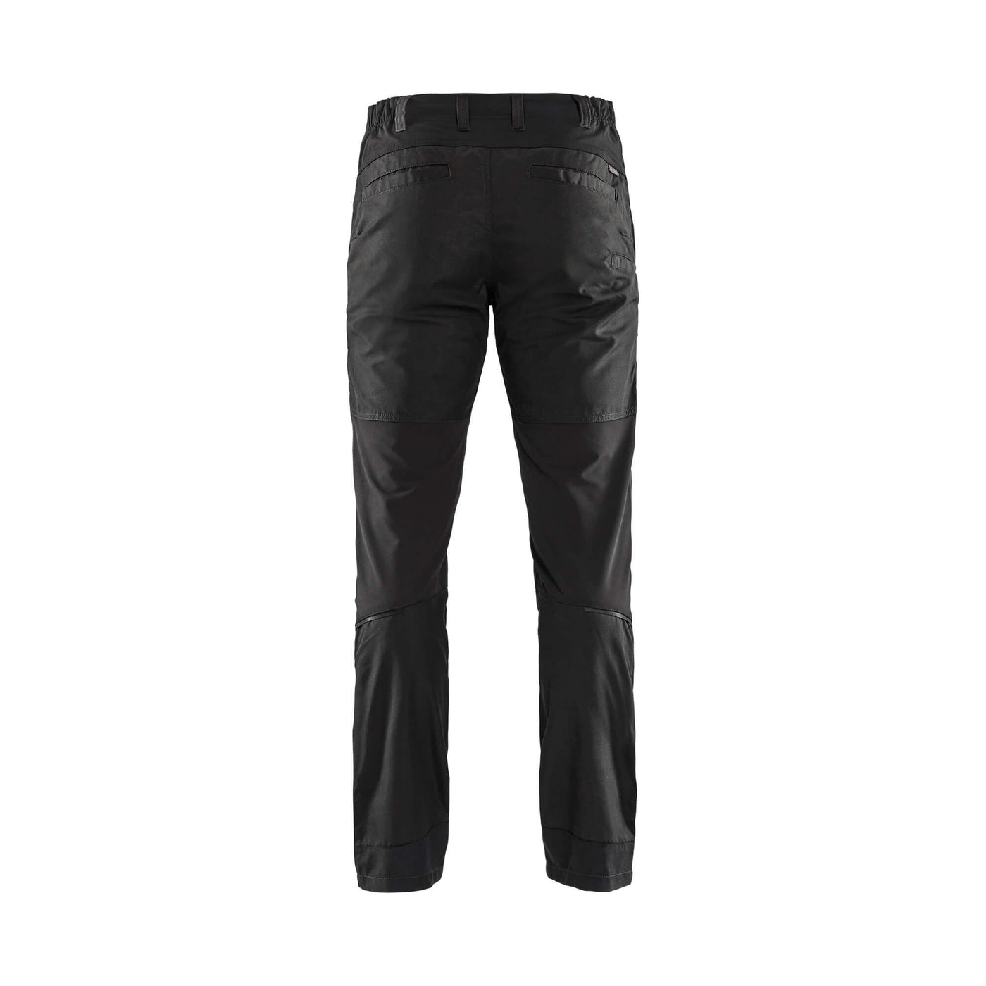 Blaklader 14561845 Service Stretch Trousers Black/Dark Grey Rear #colour_black-dark-grey