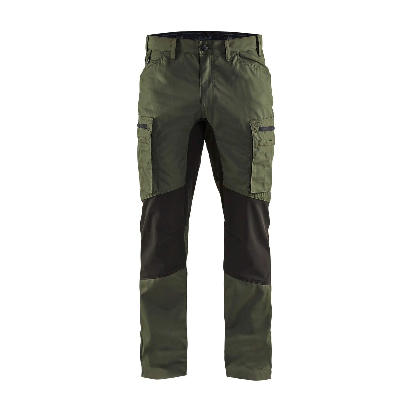 Blaklader 14591845 Service Stretch Trousers Army Green/Black Main #colour_army-green-black