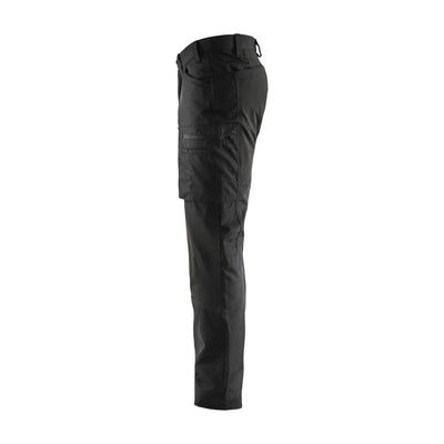 Blaklader 14591845 Service Stretch Trousers Black Left #colour_black