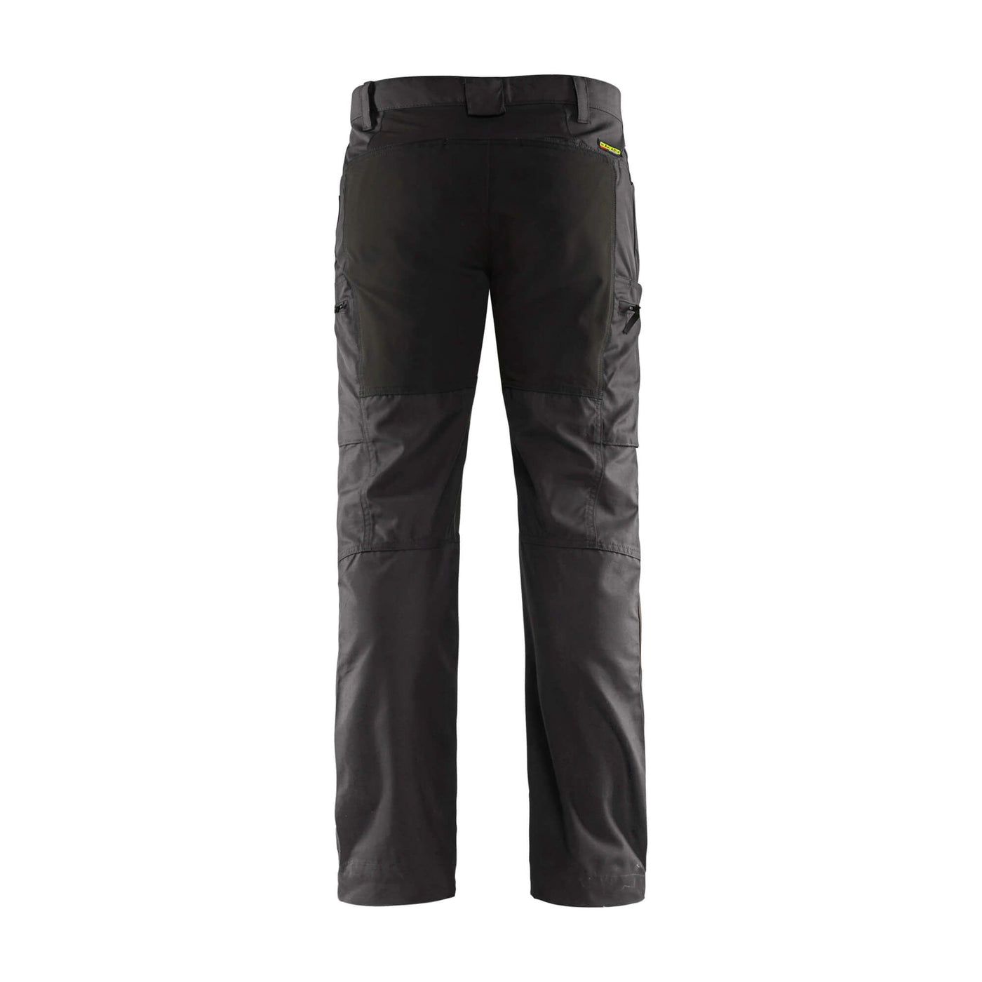 Blaklader 14591845 Service Stretch Trousers Dark Grey/Black Rear #colour_dark-grey-black