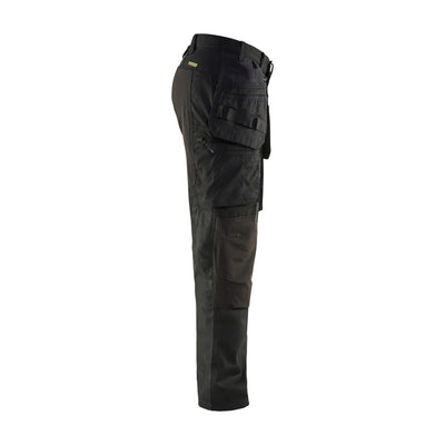 Blaklader 14691845 Service Stretch Trousers Black Right #colour_black