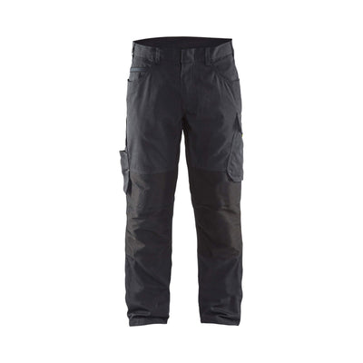 Blaklader 14951330 Service Stretch Trousers Black/Dark Grey Main #colour_black-dark-grey