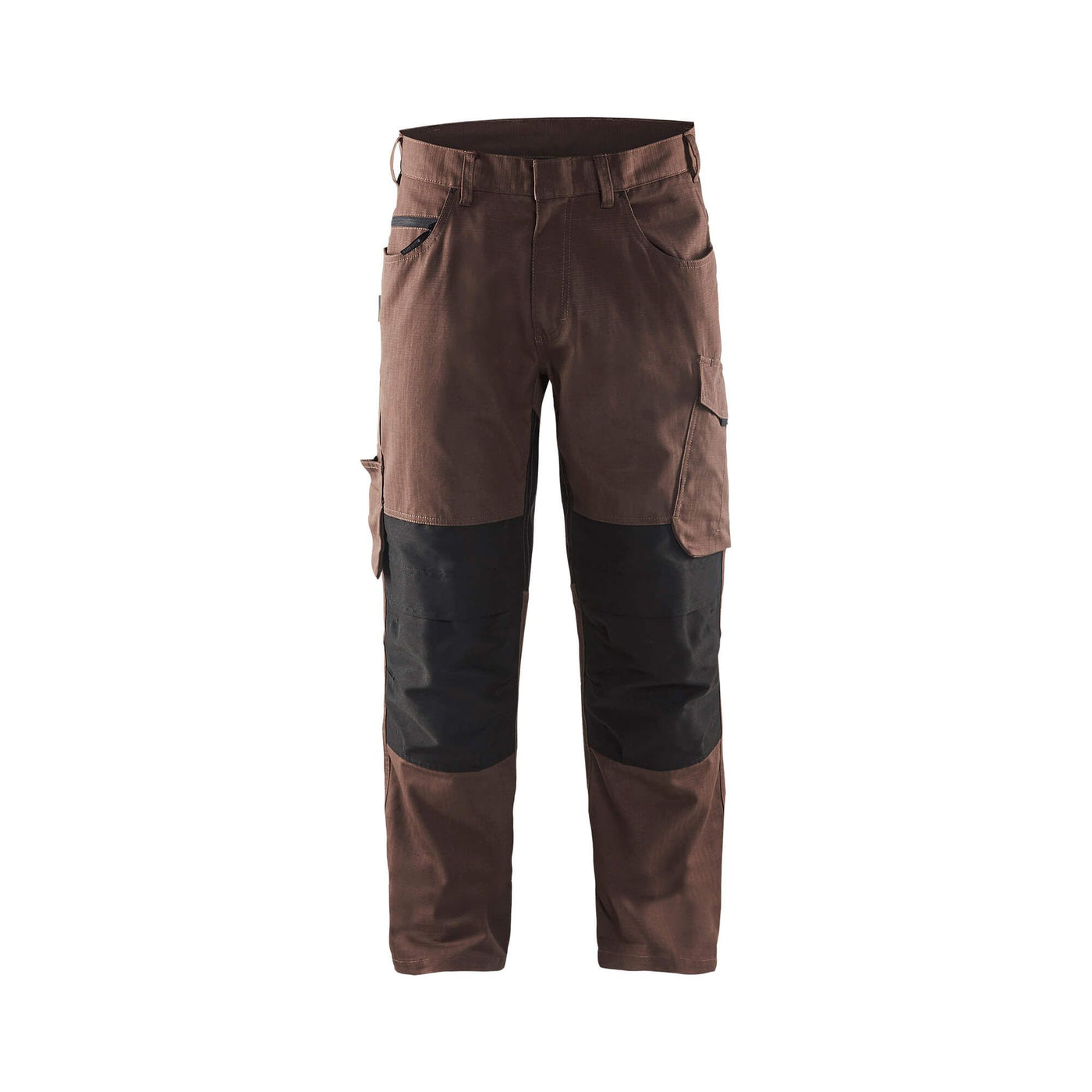 Blaklader 14951330 Service Stretch Trousers Brown/Black Main #colour_brown-black