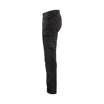 Blaklader 14571830 Service Trousers Stretch Black Left #colour_black