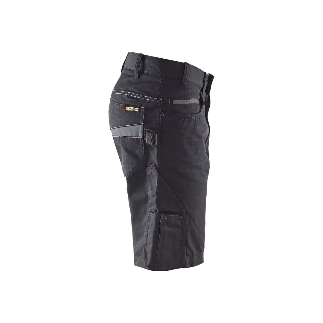 Blaklader 14991330 Service Work Shorts Black/Dark Grey Right #colour_black-grey