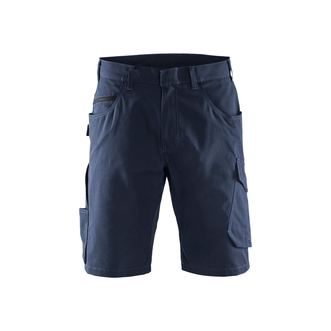 Blaklader 14991330 Service Work Shorts Dark Navy Blue/Black Main #colour_dark-navy-black