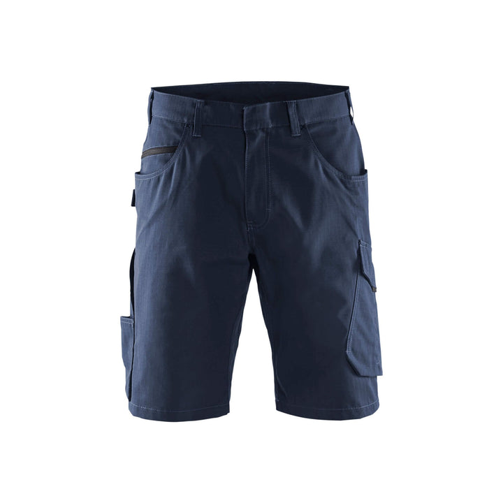 Blaklader 14991330 Service Work Shorts Dark Navy Blue/Black Main #colour_dark-navy-black