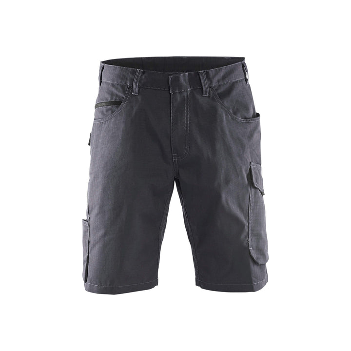 Blaklader 14991330 Service Work Shorts Mid Grey/Black Main #colour_mid-grey-black