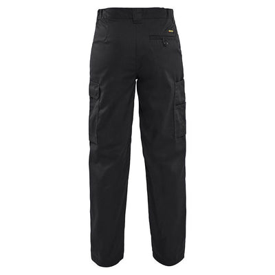 Blaklader 71201800 Service Work Trousers Black Rear #colour_black