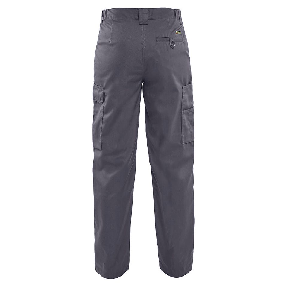 Blaklader 71201800 Service Work Trousers Grey Rear #colour_grey