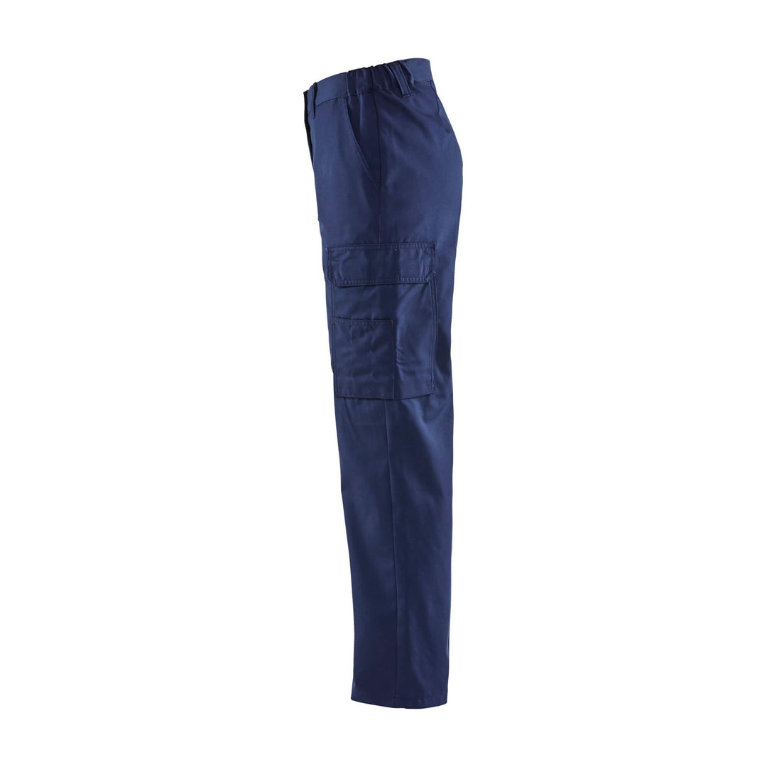 Blaklader 71201800 Service Work Trousers Navy Blue Left #colour_navy-blue