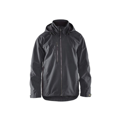 Blaklader 47901977 Shell Jacket Waterproof Windproof Dark Grey/Black Main #colour_dark-grey-black