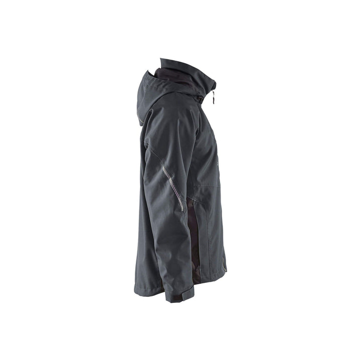 Blaklader 47901977 Shell Jacket Waterproof Windproof Dark Grey/Black Right #colour_dark-grey-black