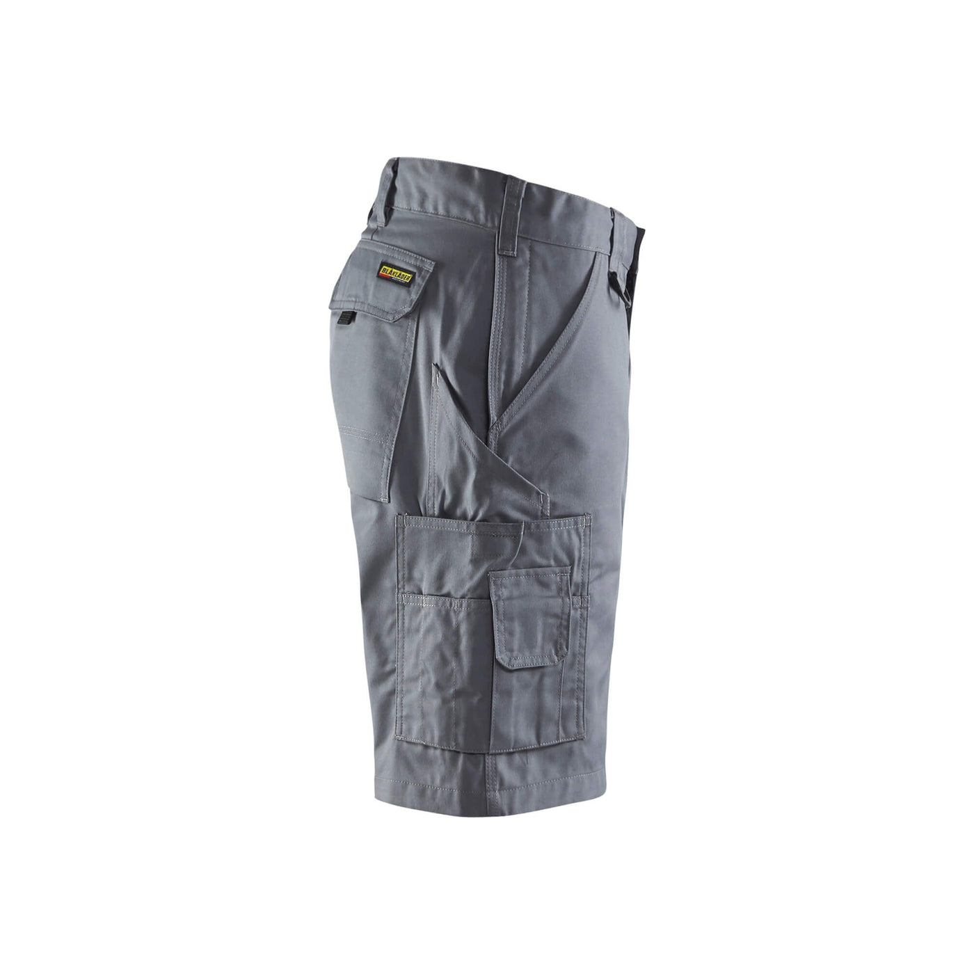 Blaklader 14471800 Shorts Multi-Pocket Workwear Grey Right #colour_grey