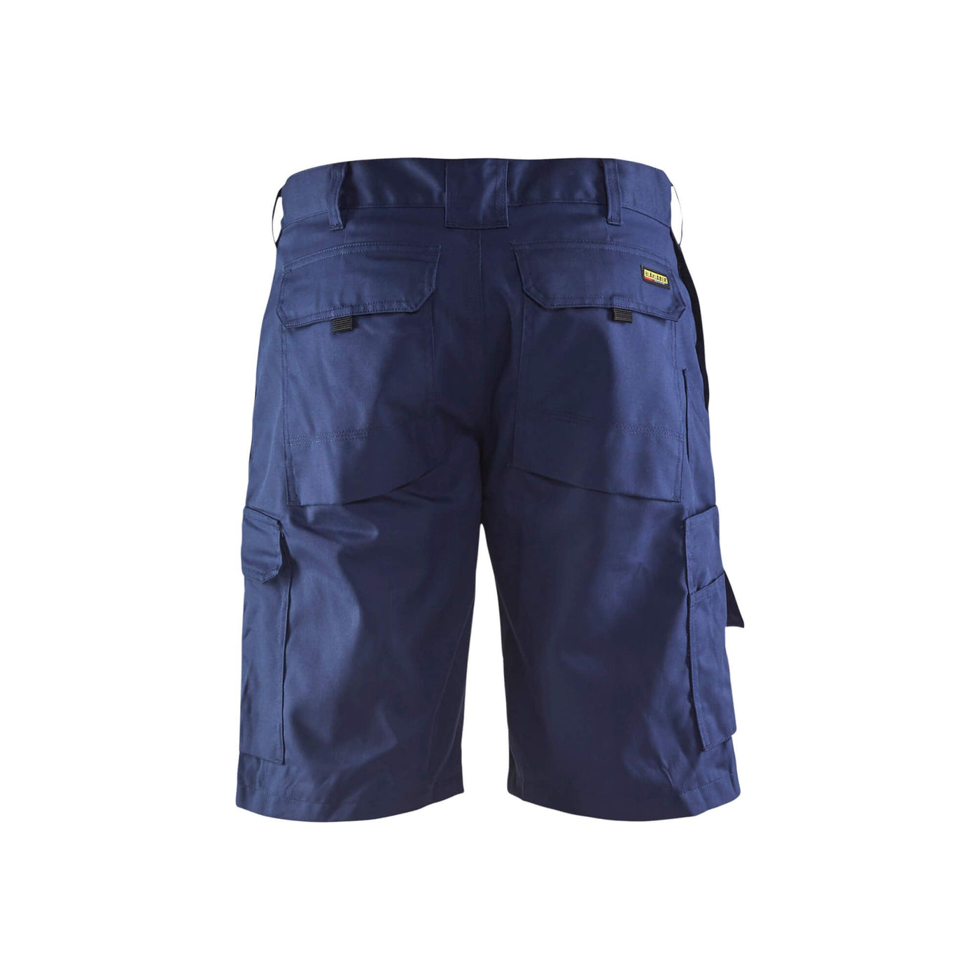 Blaklader 14471800 Shorts Multi-Pocket Workwear Navy Blue Rear #colour_navy-blue