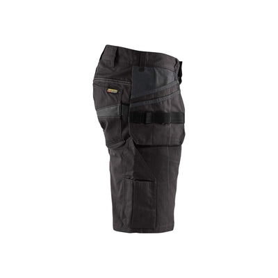 Blaklader 14941330 Shorts Nail Pockets Black/Dark Grey Right #colour_black-dark-grey