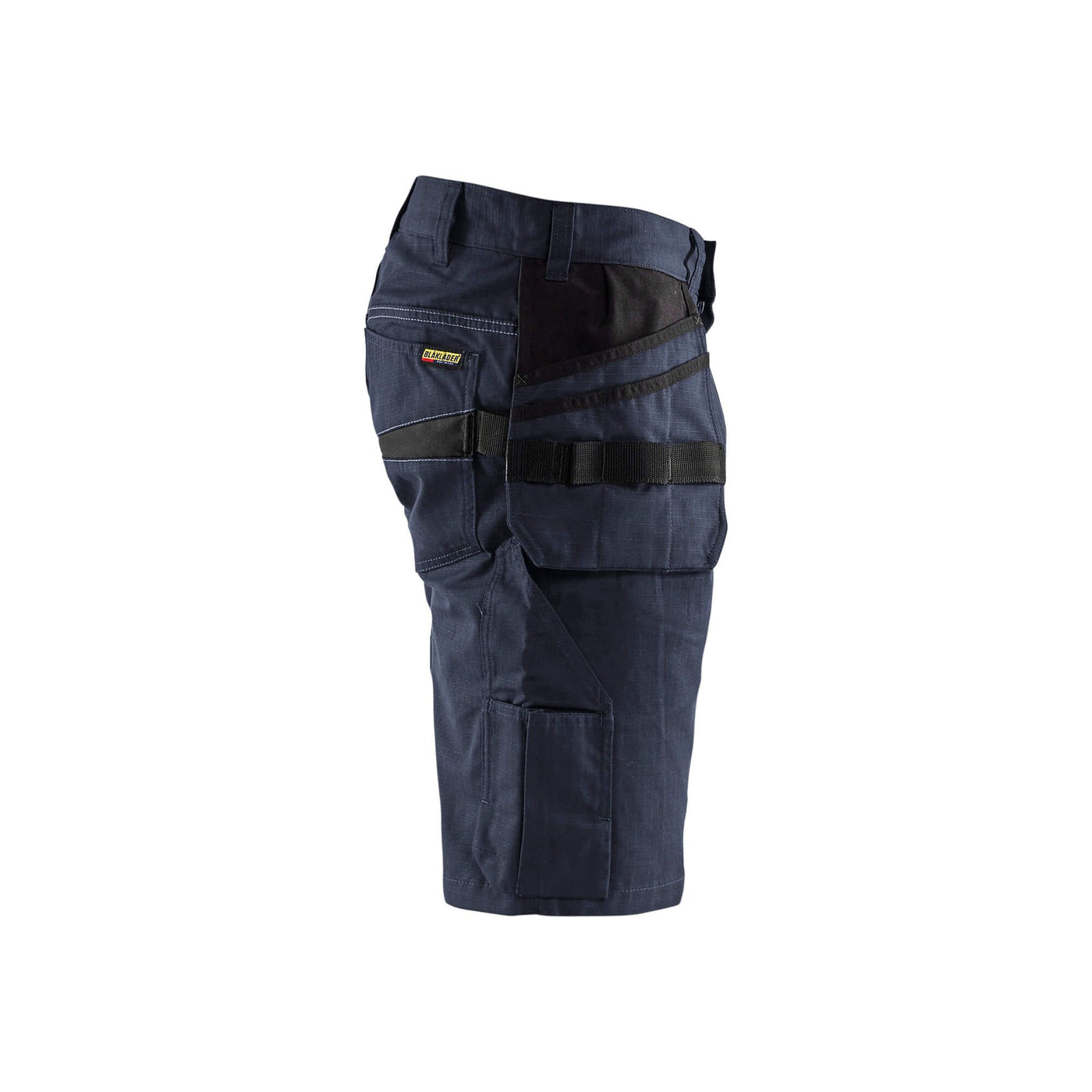 Blaklader 14941330 Shorts Nail Pockets Dark Navy Blue/Black Right #colour_dark-navy-black