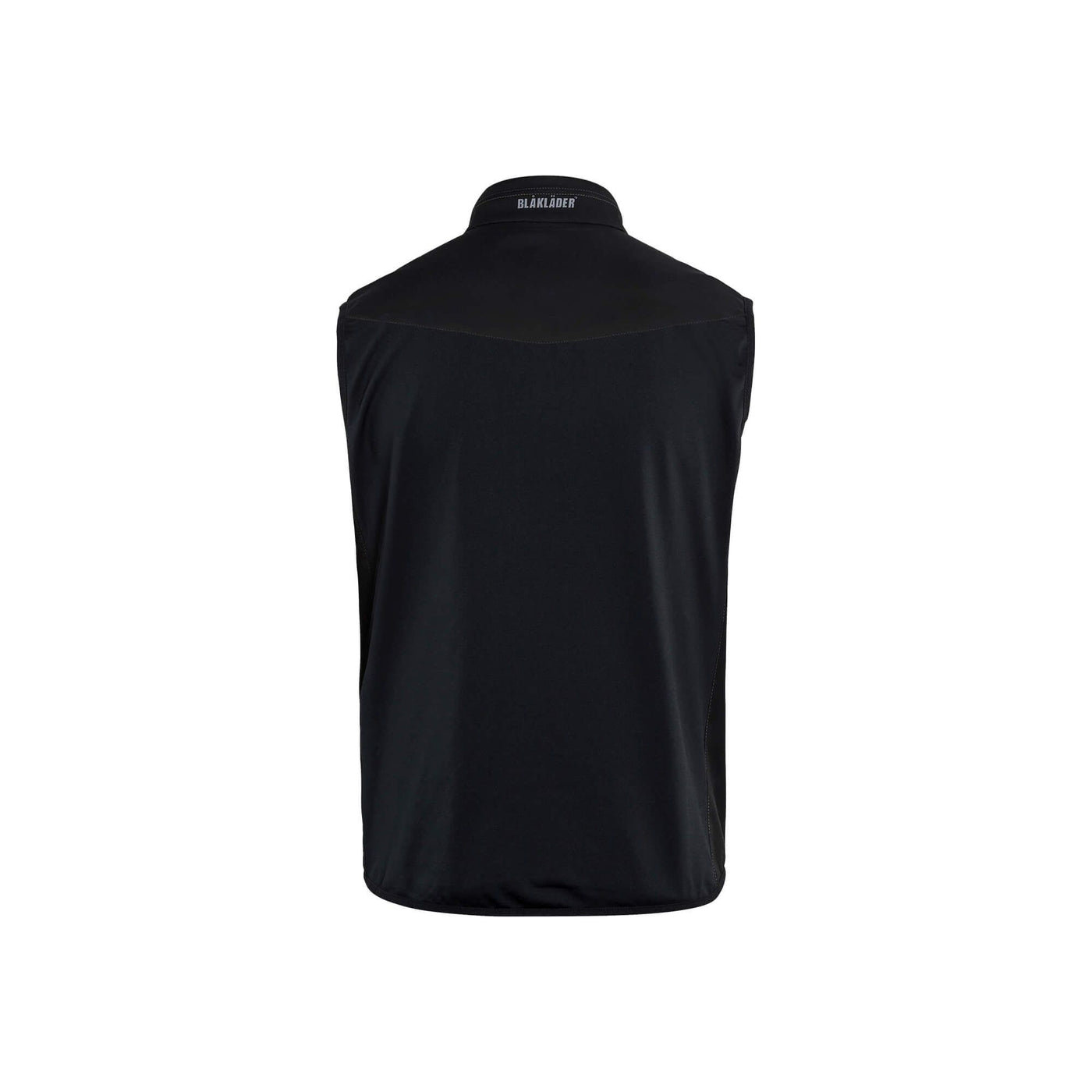 Blaklader 38502516 Softshell Gilet Vest Black/Dark Grey Rear #colour_black-dark-grey