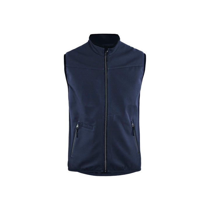 Blaklader 38502516 Softshell Gilet Vest Dark Navy Blue/Black Main #colour_dark-navy-black