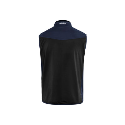 Blaklader 38502516 Softshell Gilet Vest Dark Navy Blue/Black Rear #colour_dark-navy-black