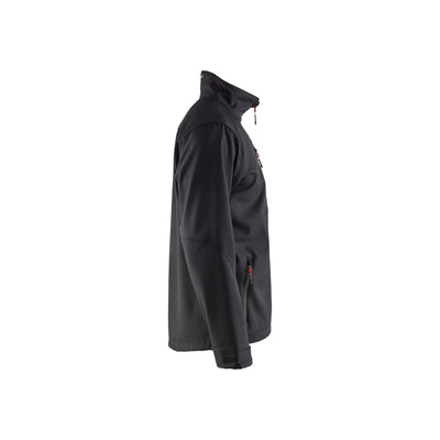Blaklader 47522516 Softshell Jacket Water-Resistant Black Right #colour_black
