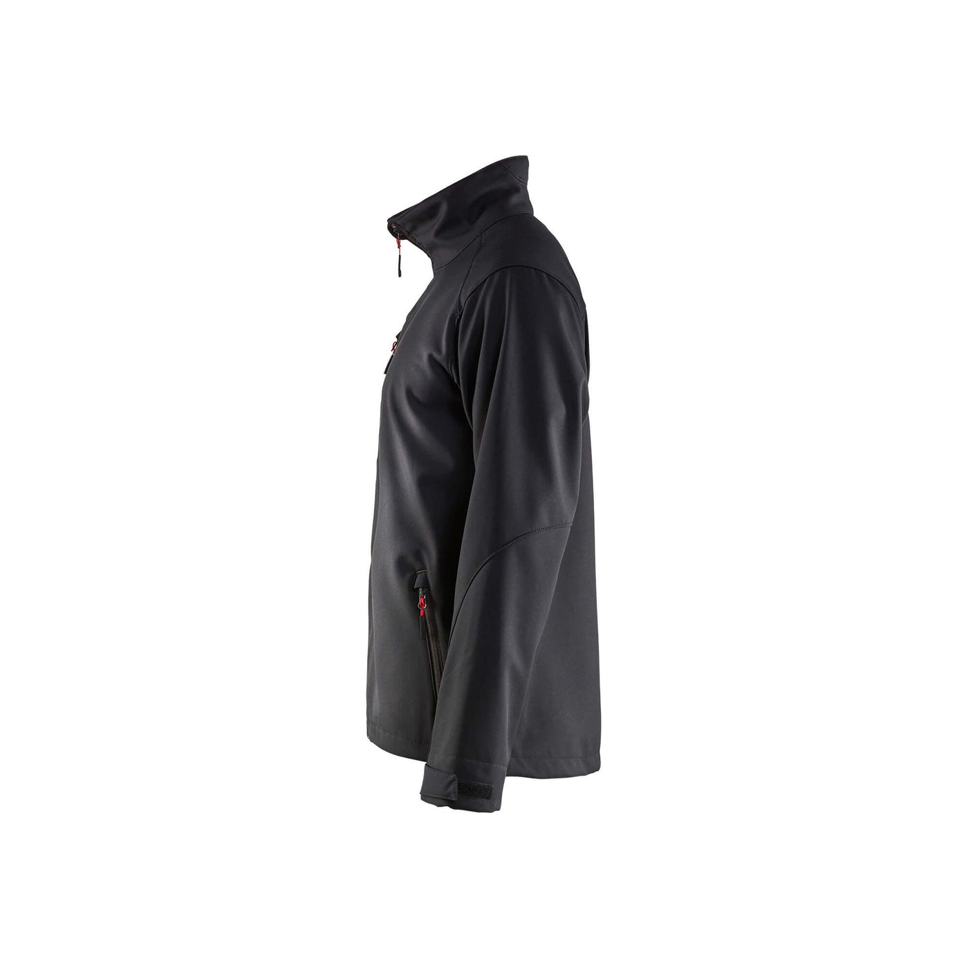 Blaklader 47522516 Softshell Jacket Water-Resistant Black Left #colour_black