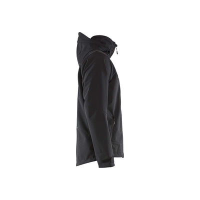Blaklader 47492513 Softshell Jacket Waterproof Black Right #colour_black