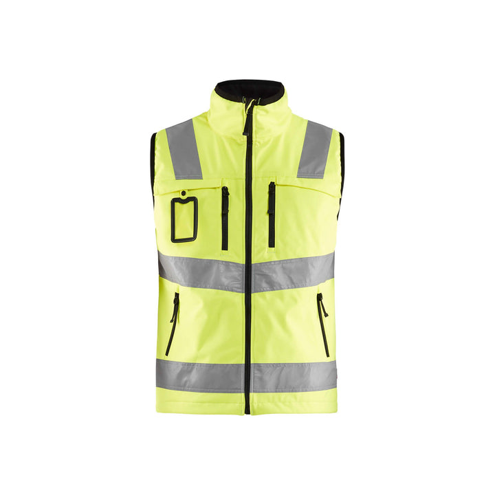 Blaklader 30492517 Softshell Vest Hi-Vis Hi-Vis Yellow Main #colour_yellow