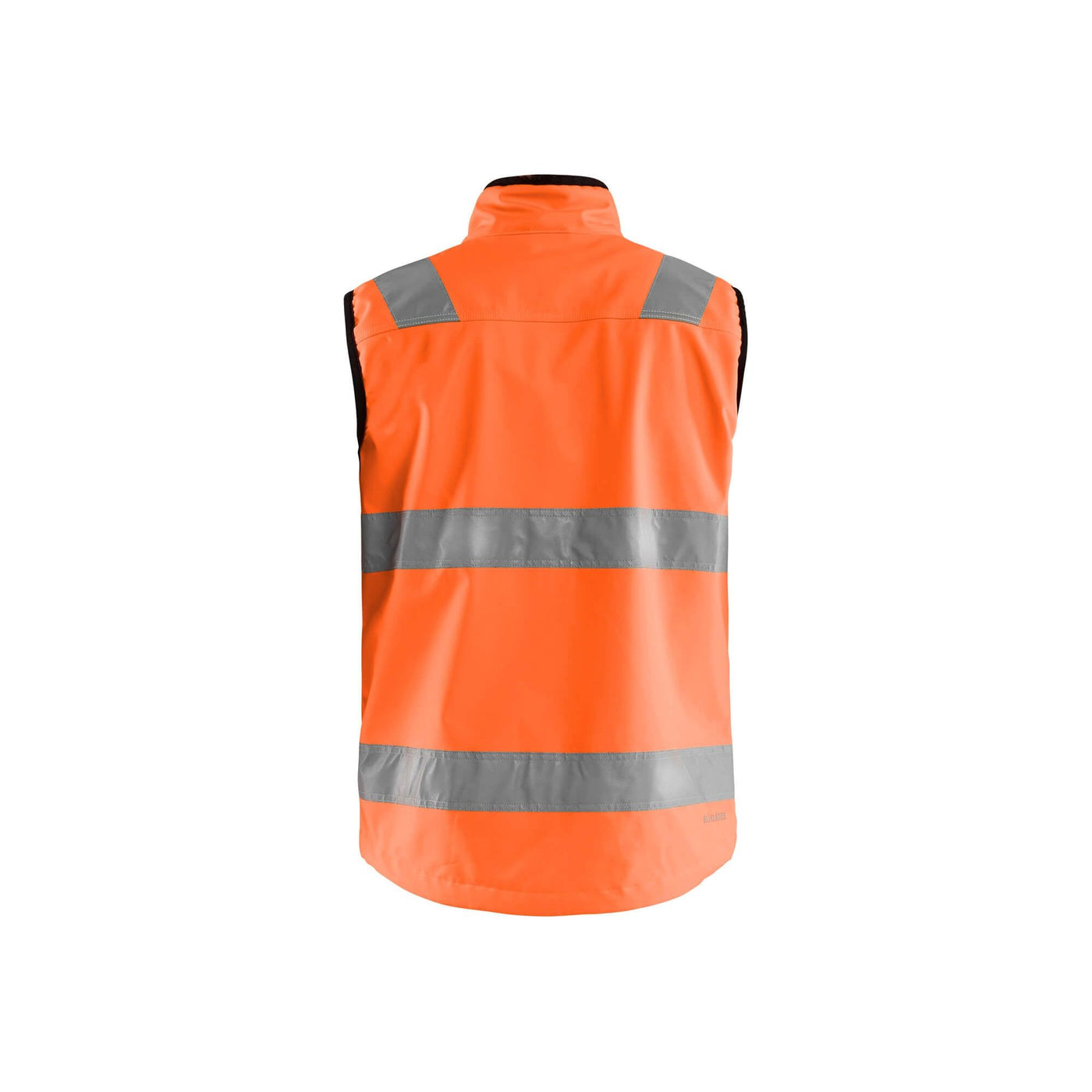 Blaklader 30492517 Softshell Vest Hi-Vis Orange Rear #colour_orange