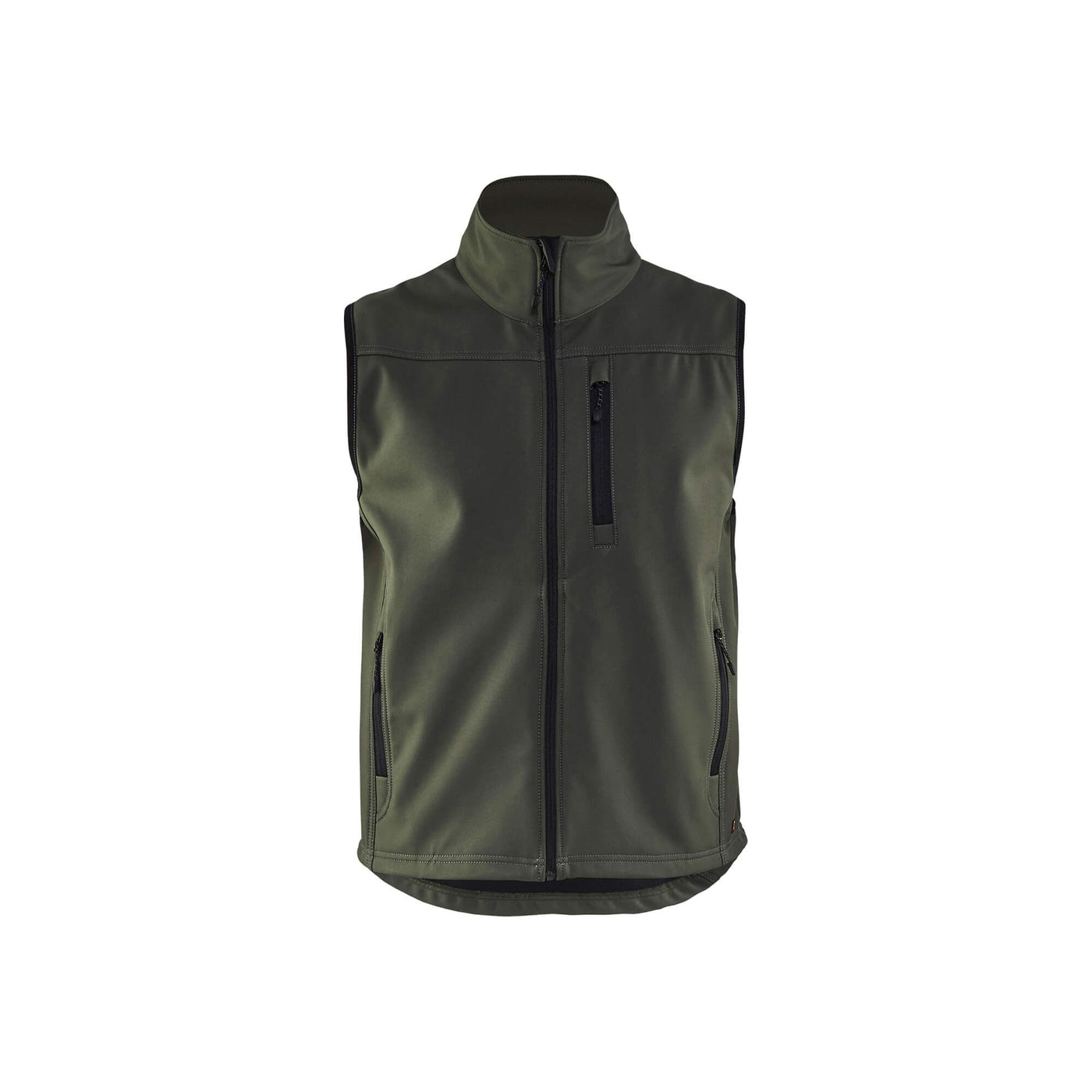 Blaklader 81702515 Softshell Work Vest Army Green Main #colour_army-green