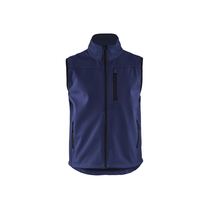 Blaklader 81702515 Softshell Work Vest Navy Blue Main #colour_navy-blue