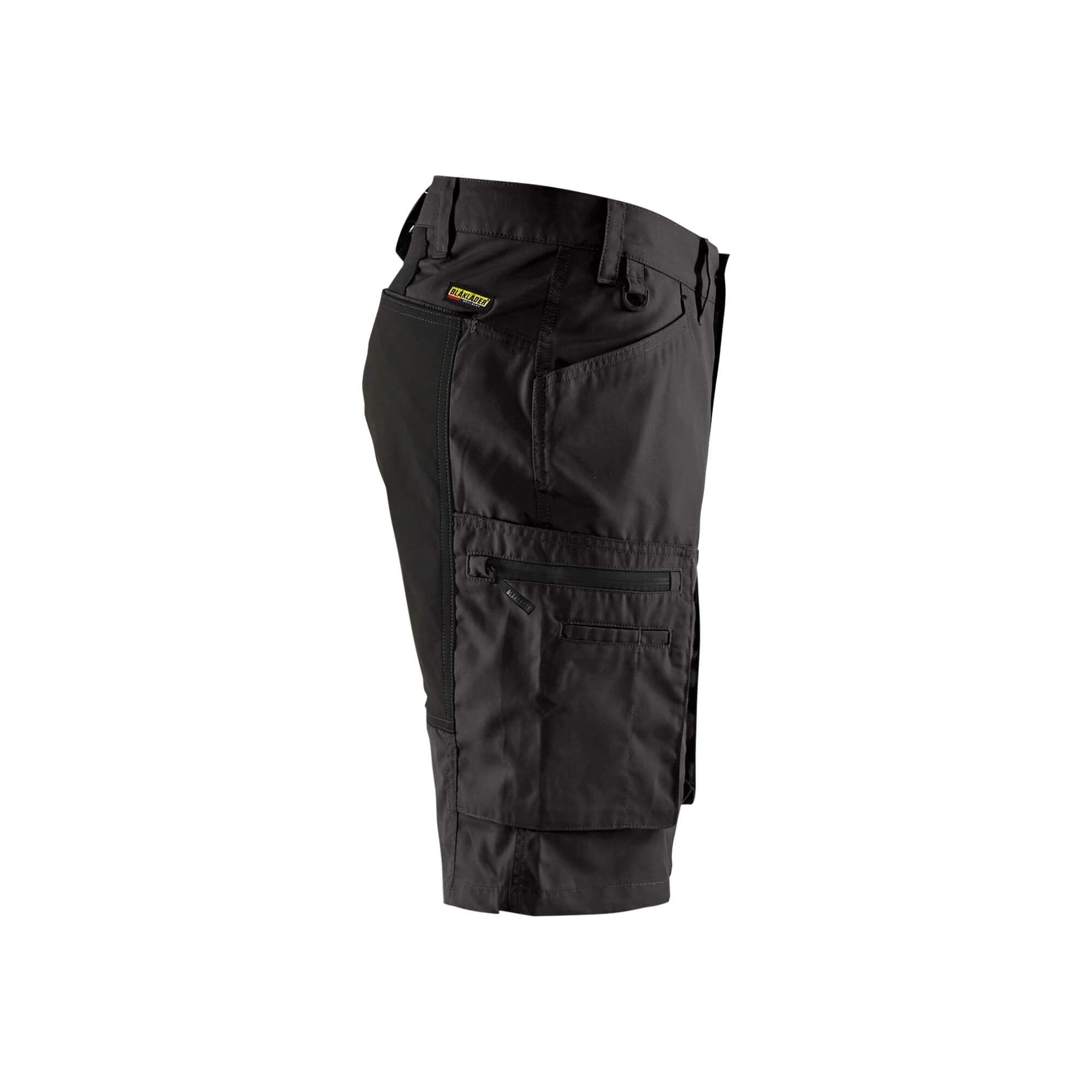 Blaklader 14491845 Stretch Service Shorts Black Right #colour_black