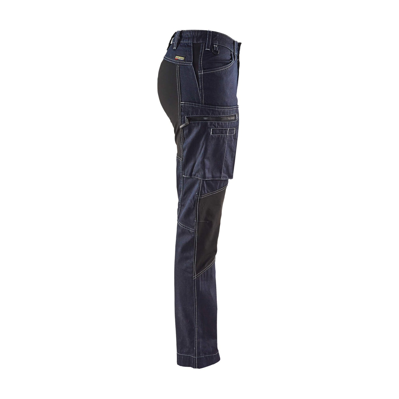 Blaklader 71591142 Stretch Service Trousers Navy Blue/Black Right #colour_navy-blue-black