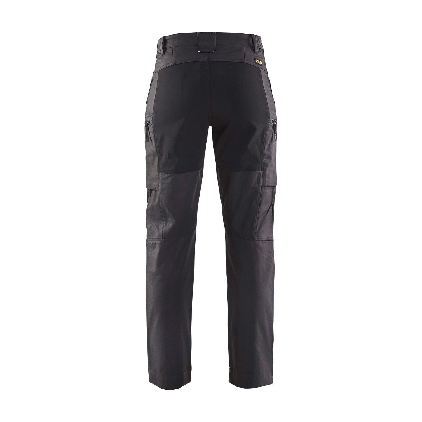 Blaklader 71591146 Stretch Service Trousers Dark Grey/Black Rear #colour_dark-grey-black