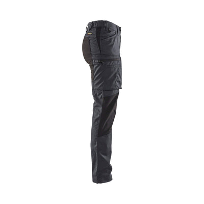 Blaklader 71591845 Stretch Service Trousers Dark Grey/Black Right #colour_dark-grey-black