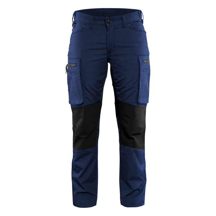 Blaklader 71591845 Stretch Service Trousers Navy Blue/Black Main #colour_navy-blue-black