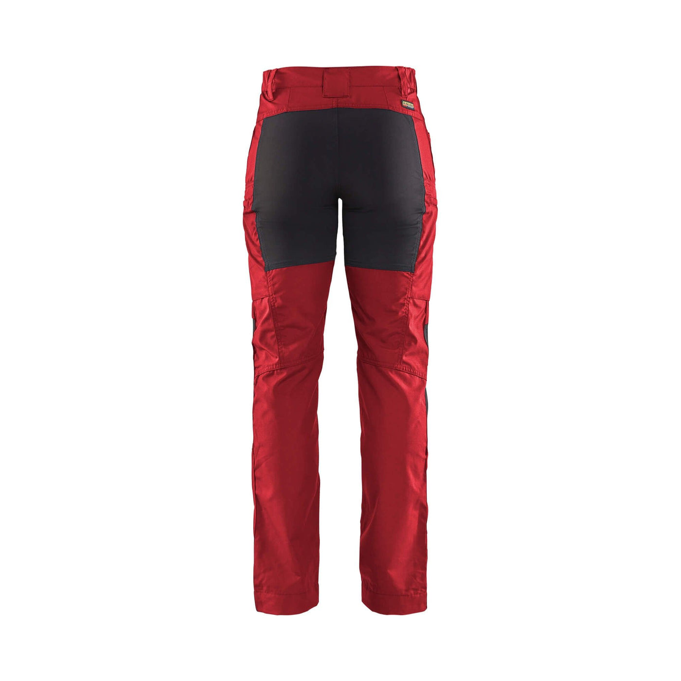 Blaklader 71591845 Stretch Service Trousers Red/Black Rear #colour_red-black