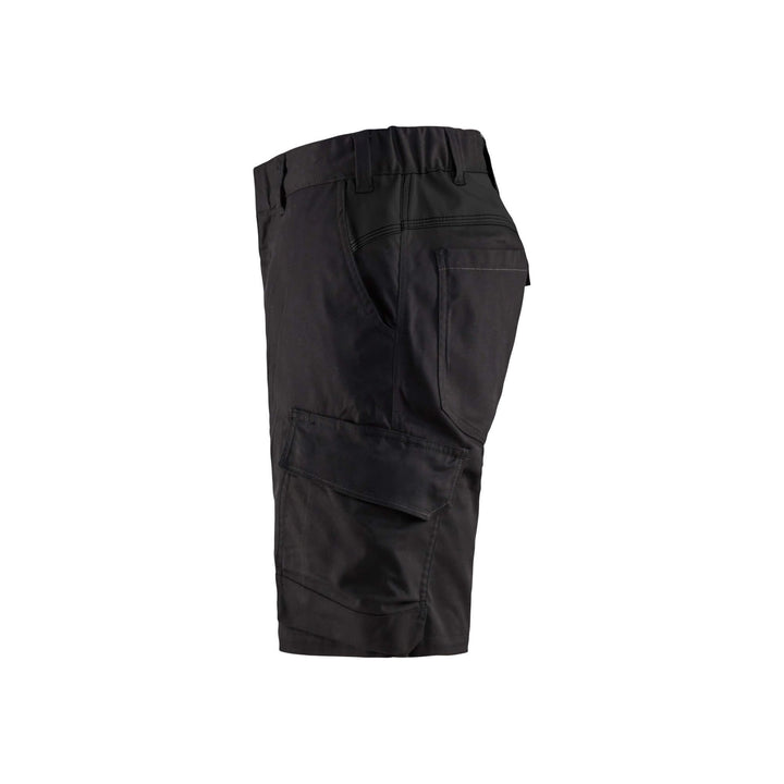 Blaklader 14461832 Stretch Shorts Industry Black Left #colour_black