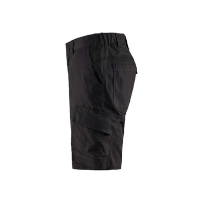 Blaklader 14461832 Stretch Shorts Industry Black Left #colour_black