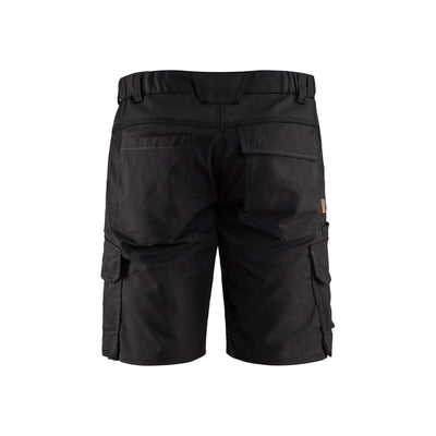 Blaklader 14461832 Stretch Shorts Industry Black Rear #colour_black