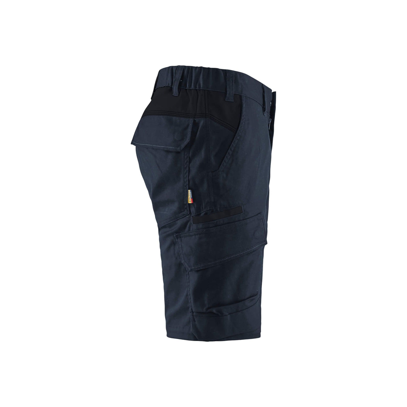 Blaklader 14461832 Stretch Shorts Industry Dark Navy Blue/Black Right #colour_dark-navy-black