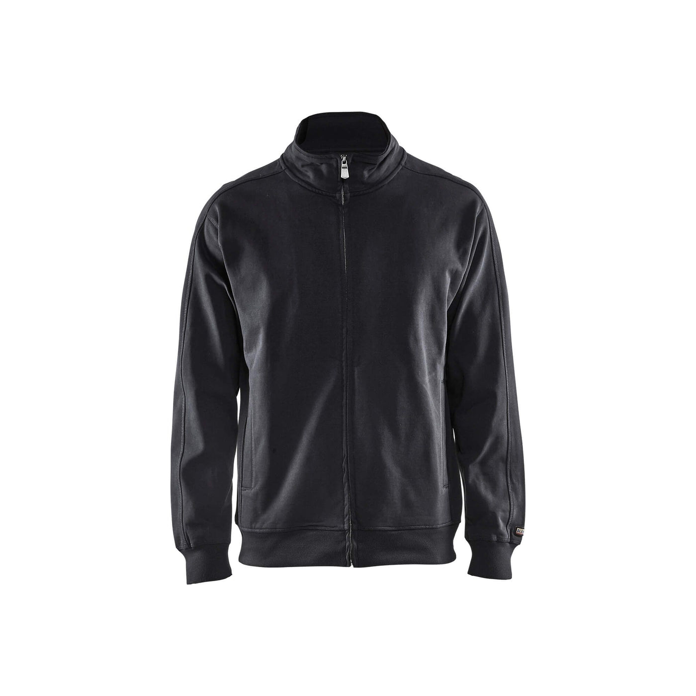 Blaklader 33491048 Sweatshirt Full Zip Black Main #colour_black