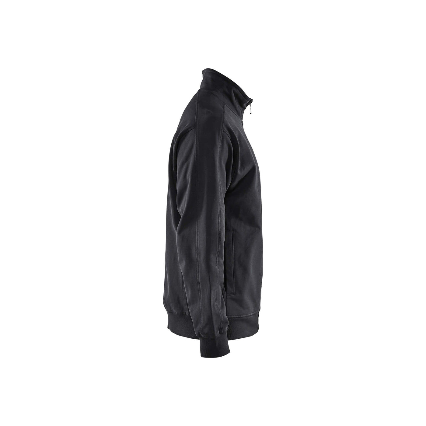Blaklader 33491048 Sweatshirt Full Zip Black Right #colour_black
