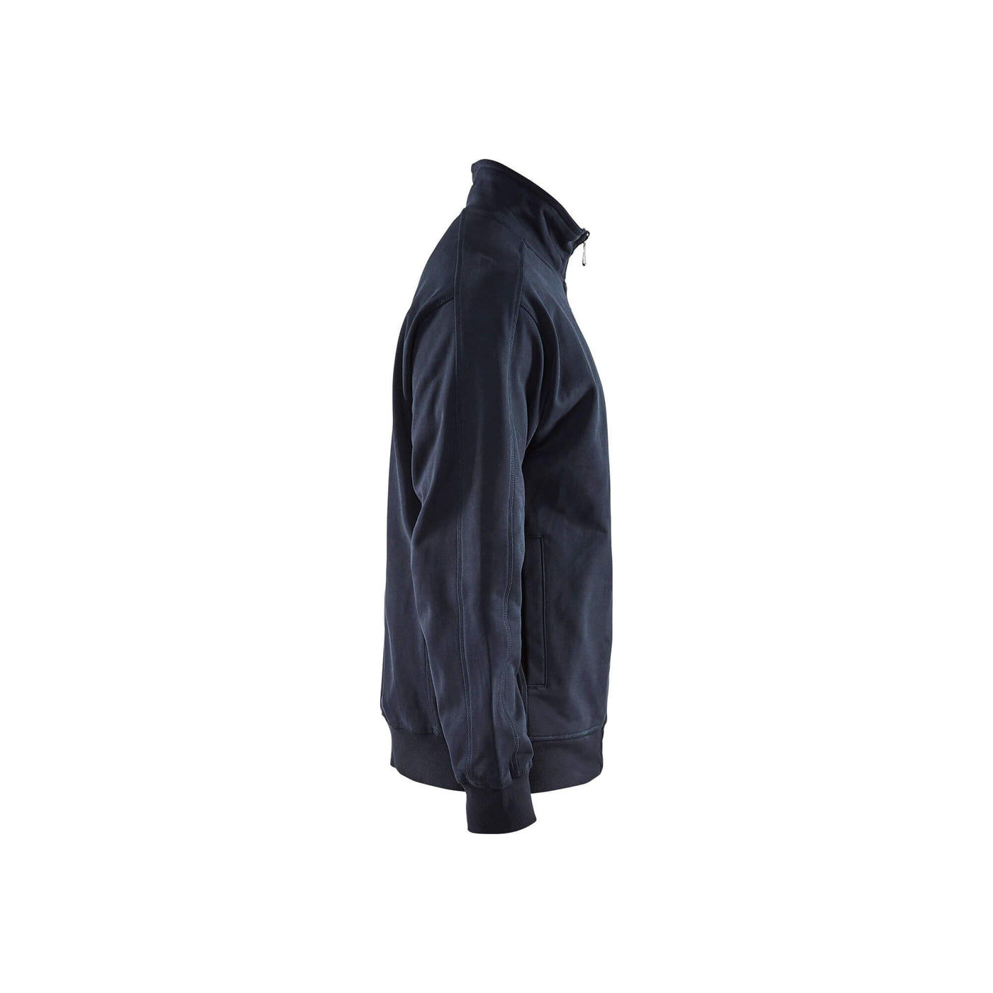 Blaklader 33491048 Sweatshirt Full Zip Dark Navy Blue Right #colour_dark-navy-blue