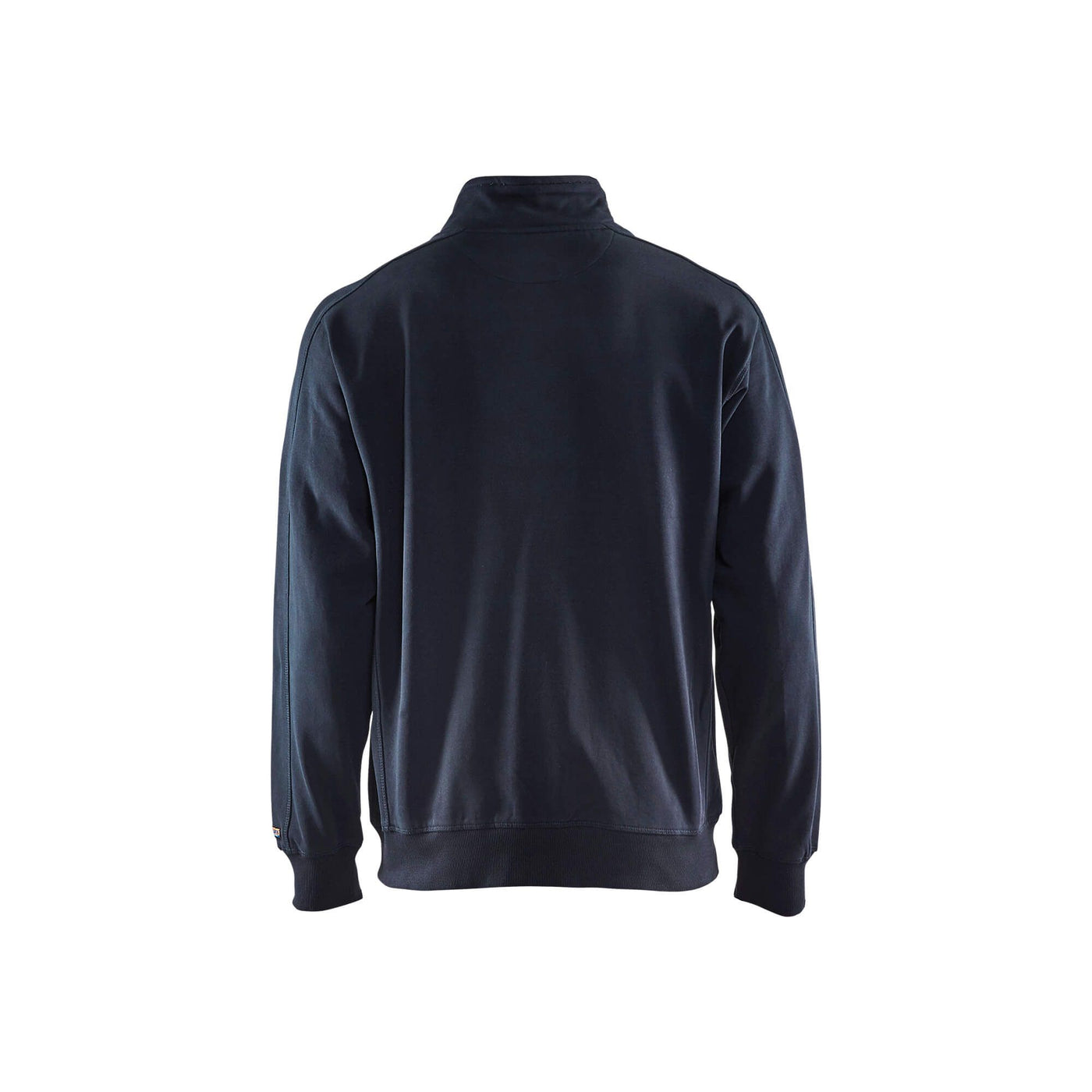 Blaklader 33491048 Sweatshirt Full Zip Dark Navy Blue Rear #colour_dark-navy-blue